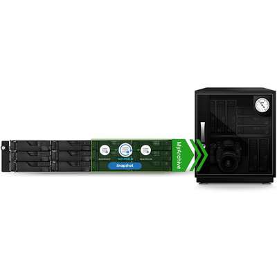 Asustor Lockerstor 12-Bay Rackmount NAS Quad-Core 8GB 2.5GBE USB 3.2 2PSU