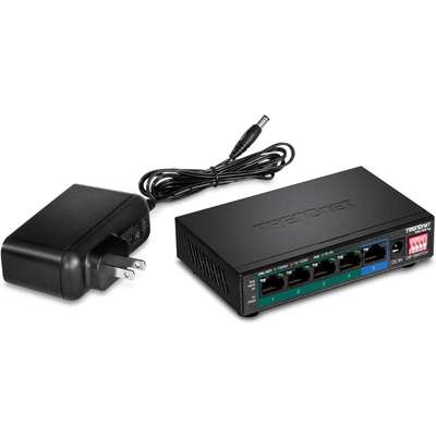 TRENDnet 5-Port Gigabit PoE+ Switch (60W)