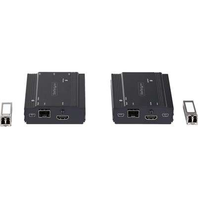 StarTech.com 4K HDMI USB KVM Extender over Fiber - TX/RX Kit with SFPs incl.