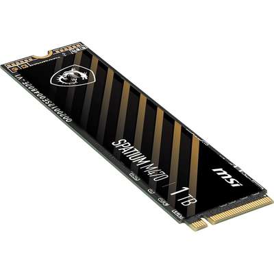 MSI Spatium M470 NVMe M.2 1TB PCIE GEN4 READ5000MB/S WRITE4400MB/S