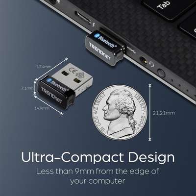 TRENDnet Micro Bluetooth 5.0 USB Adapter with BR/EDR/BLE