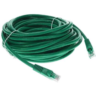 AddOn RJ-45 M/M Patch Cable 40FT Green CAT6 UTP PVC CU