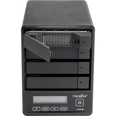 Rocstor Rocpro U35 RAID-72TB 4X18TB 72K USB 3.2 Gen 2 5 GBPS-RAID 0 5 JBOD