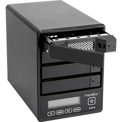 Rocstor Rocpro U35 RAID-72TB 4X18TB 72K USB 3.2 Gen 2 5 GBPS-RAID 0 5 JBOD