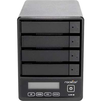 Rocstor Rocpro U35 RAID-72TB 4X18TB 72K USB 3.2 Gen 2 5 GBPS-RAID 0 5 JBOD