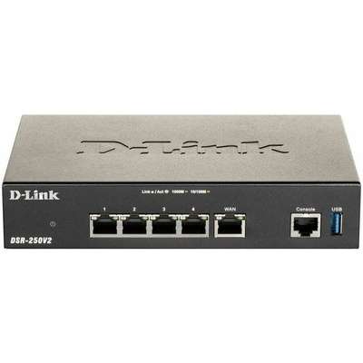 D-Link Systems Services Router, 8 Gigabit Ports, 1 WAN, VPN, SS