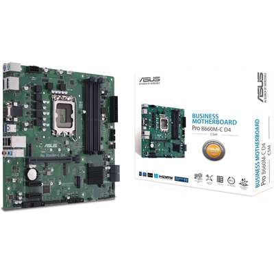 ASUS Pro B660M-C D4-CSM Lga 1700 Micro-ATX Commercial PCIE 4.0DDR4