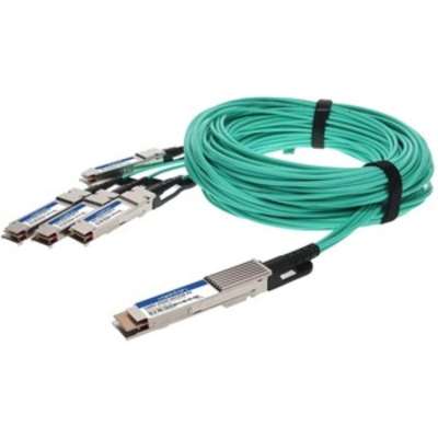 AddOn MSA & TAA Compliant DAC 400GBASE QSFP-DD/4XQSFP56 Pam-4 25M