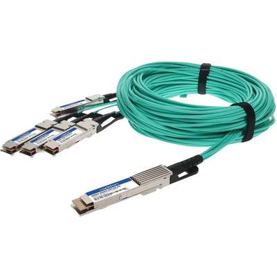 AddOn MSA & TAA Compliant DAC 400GBASE QSFP-DD/4XQSFP56 Pam-4 30M