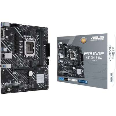 Asus MB Prime H610M-E D4-CSM-Si H610 LGA1700 MAX64GB DDR4 DP