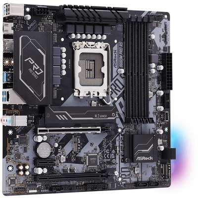 ASRock Inc Asrock MB B660M Pro RS B660 LGA1700 MAX128GB DDR4 PCIE Micro