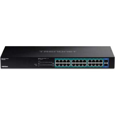 TRENDnet 26-Port Gigabit PoE+ Switch (380W)
