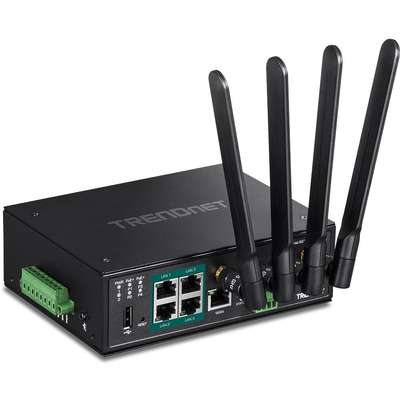 TRENDnet Industrial AC1200 Wireless Gigabit PoE+ Router