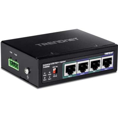 TRENDnet 95W 2-Port Industrial 2.5G PoE++ Injector