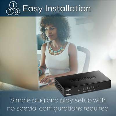 TRENDnet 8-Port Gigabit Desktop Switch