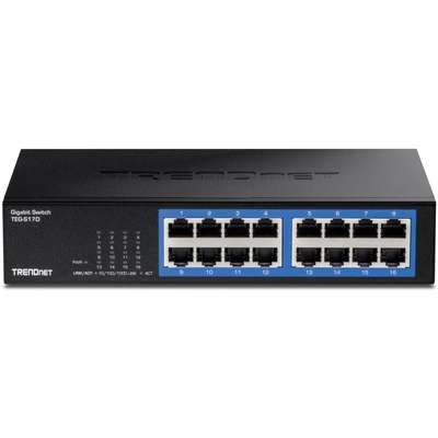 TRENDnet 16-Port Gigabit Desktop Switch with metal case