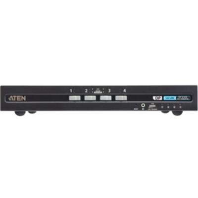 ATEN 4-Port USB DP Singlel Display PP4.0 Secure KVM with CAC Support