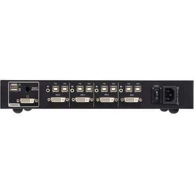 ATEN 4-Port USB HDMI Singlel Display PP4.0 Secure KVM with CAC Support