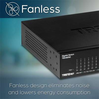 TRENDnet 24-Port Gigabit Desktop Switch with metal case