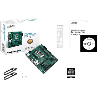 ASUS Pro H610M-CT D4-CSM Lga 1700 PCIE 4.0 DDR4 3200 DP HDMI D-Sub