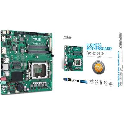 Asus Pro H610T D4-CSM Lga 1700 PCIE 4.0 DP LVDS SODIMM DDR4 3200