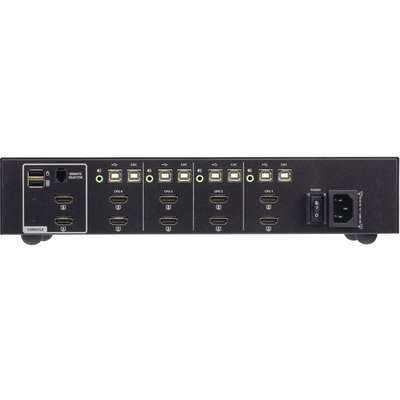 ATEN 4-Port USB HDMI Dual Display PP4.0 Secure KVM with CAC Support