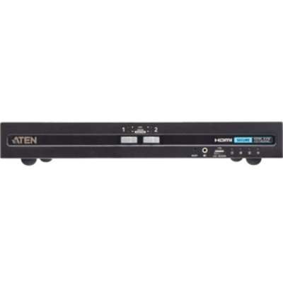 ATEN 2-Port USB HDMI Single Display PP4.0 Secure KVM with CAC Support