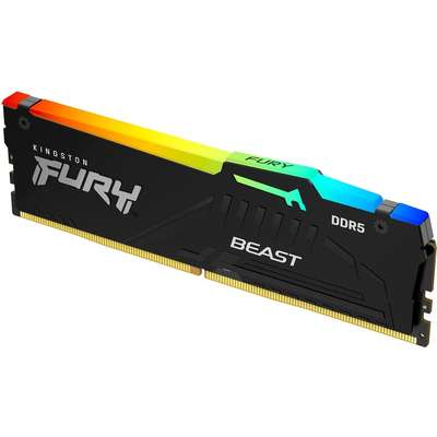 Kingston Technology 16GB 5200MT/S DDR5 CL40 DIMM Fury Beast RGB