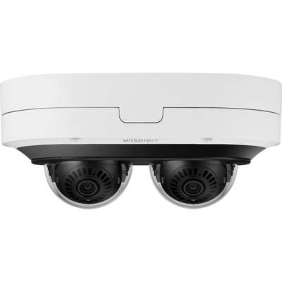 Hanwha Techwin America Network Vandal Outdoor 2 Channel AI IR dome
