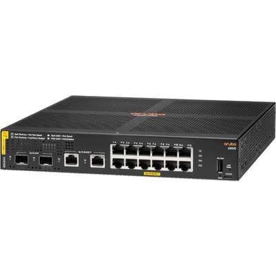 HPE Aruba 6000 12G CL4 2SFP 139W Switch EU EN