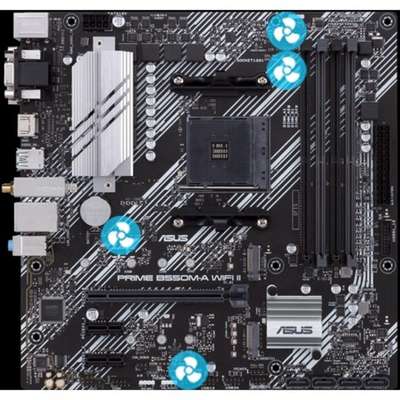 Asus MB Prime B550M-A WiFi II AMD B550 AM4 Max.128GB DDR4 MATX