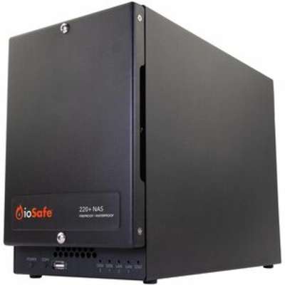 ioSafe 220+ NAS 12TB 2-Year DRS Warranty Fireproof/Waterproof