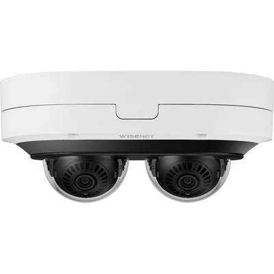 Hanwha Techwin America 6MP x 2 IR Outdoor Dome Camera