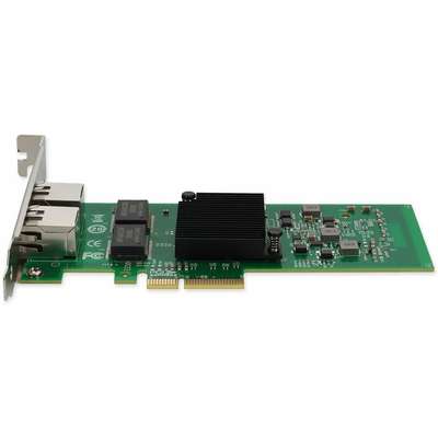AddOn 1000MBS Dual RJ-45 Port 100M PCIE 2.0 X4 Network Interface Card