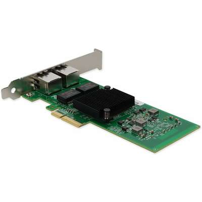AddOn 1000MBS Dual RJ-45 Port 100M PCIE 2.0 X4 Network Interface Card