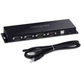 TRENDnet Connect Four RS232 Serial Devices, Such As A Modem, to A USB Port On Your