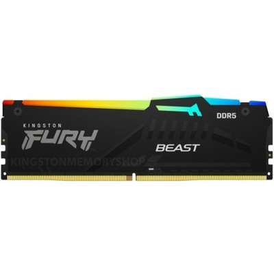 Kingston Technology 32GB 6000MT/S DDR5 CL36 DIMM Kit Of 2 Fury Beast RGB