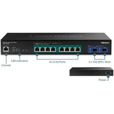TRENDnet 10-Port Multi-Gig Web Smart PoE+ Switch