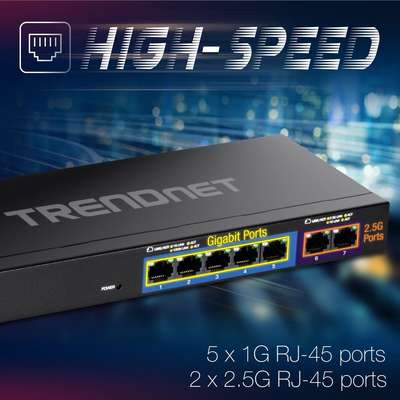 TRENDnet 7-Port Multi-Gig Switch