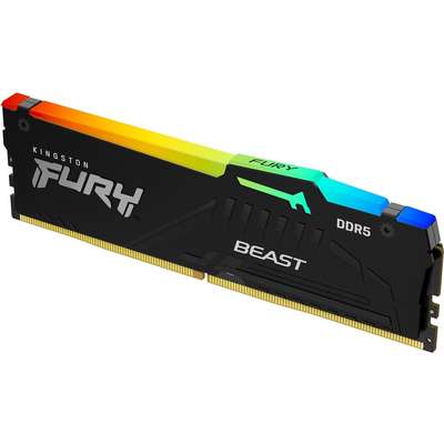 Kingston Technology 8GB 5600MT/S DDR5 CL36 DIMM Fury Beast RGB Expo