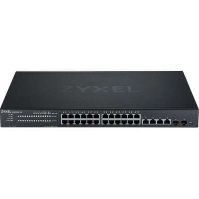 Zyxel 24P 2.5GBE Smart Managed Switch with 4 10GBE & 2 SFP+ Uplink