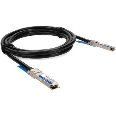 AddOn MSA & TAA Comp DAC 40G-CU QSFP+ 30AWG LSZH 3M