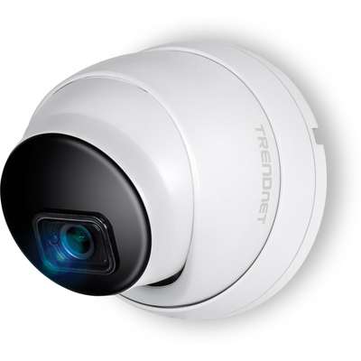 TRENDnet Indoor/Outdoor 5MP H.265 WDR PoE IR Fixed Turret Network Camera