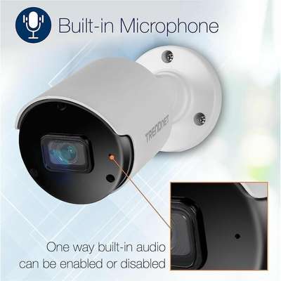 TRENDnet Indoor/Outdoor 5MP H.265 WDR PoE IR Bullet Network Camera