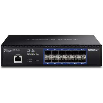 TRENDnet 12-Port 10G Layer 2 Managed SFP+ Switch