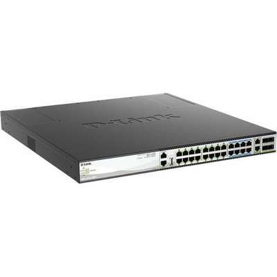 D-Link Systems 30-Port Managed MG PoE Switch with 2X10G and 4X25G Ports