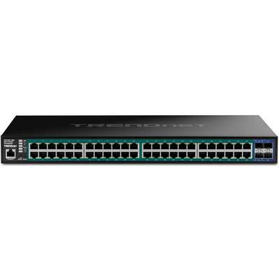 TRENDnet 52-Port Gigabit Web Smart 740W PoE+ Switch with 10G SFP+ Slots