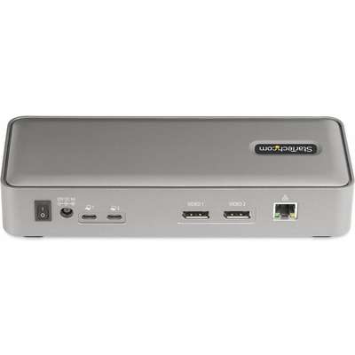 StarTech.com Dual-Laptop USB-C KVM Docking Station - KVM Switch Dock