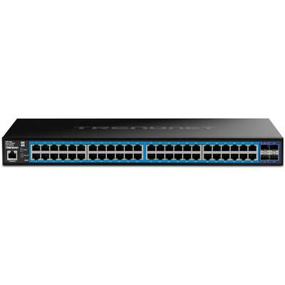 TRENDnet 52-Port Gigabit Web Smart Switch with 10G SFP+ Ports