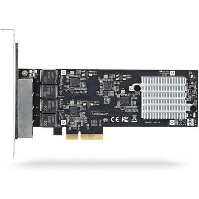 StarTech.com 4-Port 2.5G PCIE Network Card - Quad Nbase-T Ethernet Card